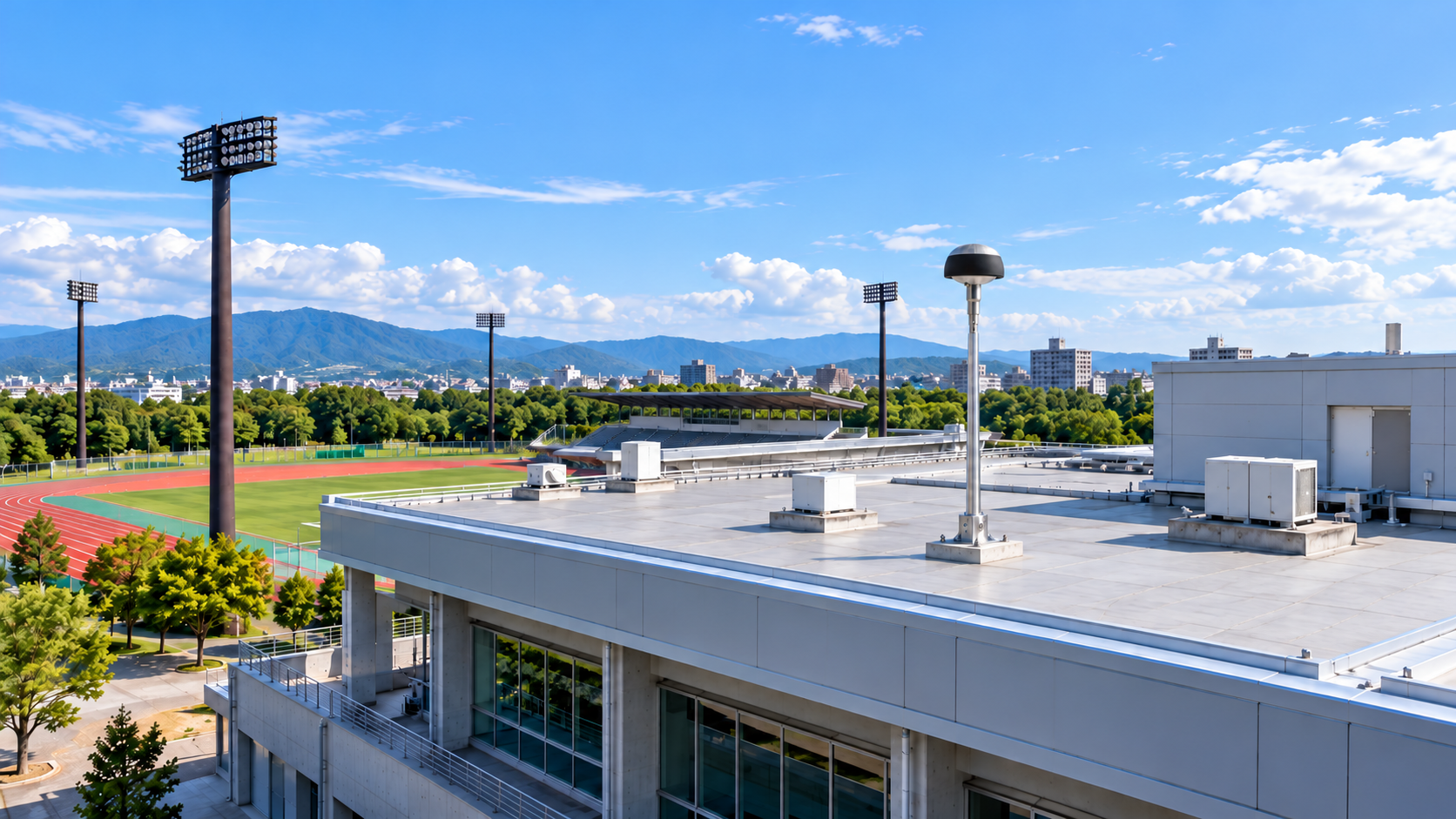 小瀬スポーツ公園 Dinnteco設置後